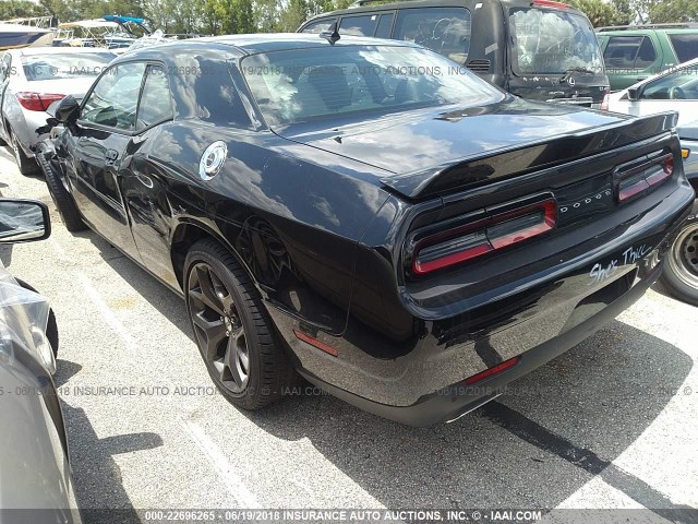 2C3CDZAG9JH132936 - 2018 DODGE CHALLENGER SXT BLACK photo 3