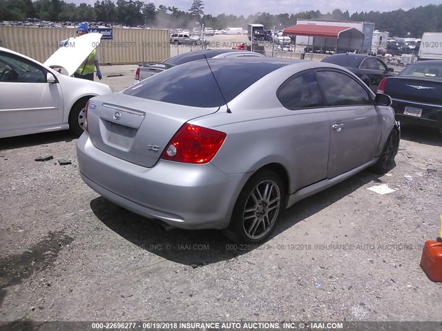 JTKDE167770161736 - 2007 TOYOTA SCION TC 银色 照片 4
