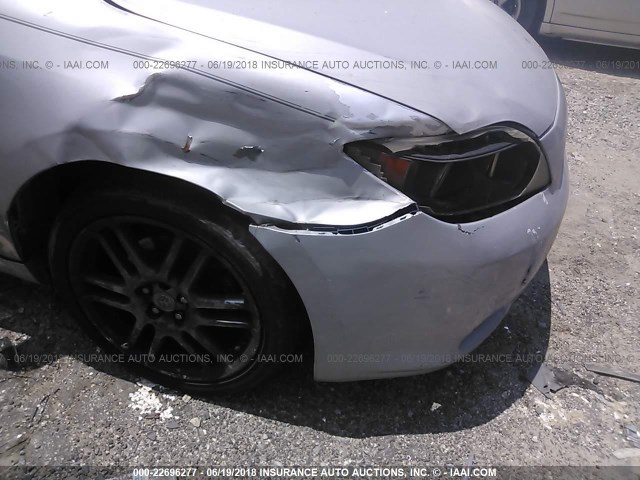 JTKDE167770161736 - 2007 TOYOTA SCION TC 银色 照片 6