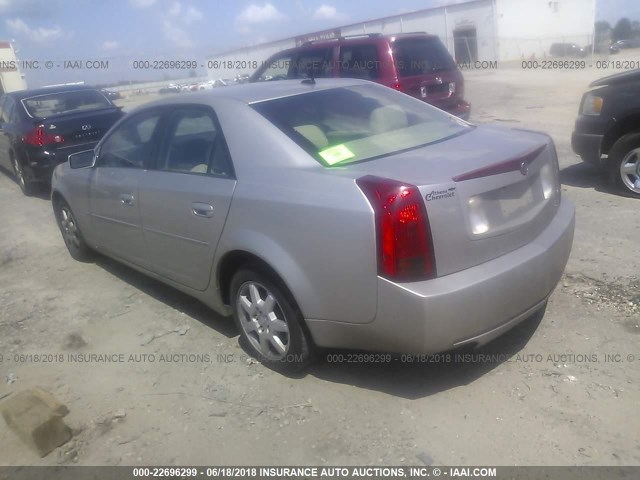 1G6DP567150117353 - 2005 CADILLAC CTS HI FEATURE V6 BEIGE photo 3