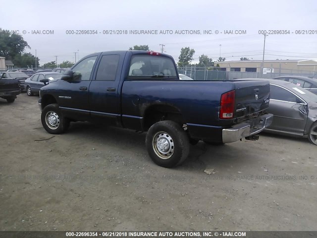 3D7KS28D95G734098 - 2005 DODGE RAM 2500 ST/SLT 蓝色 照片 3