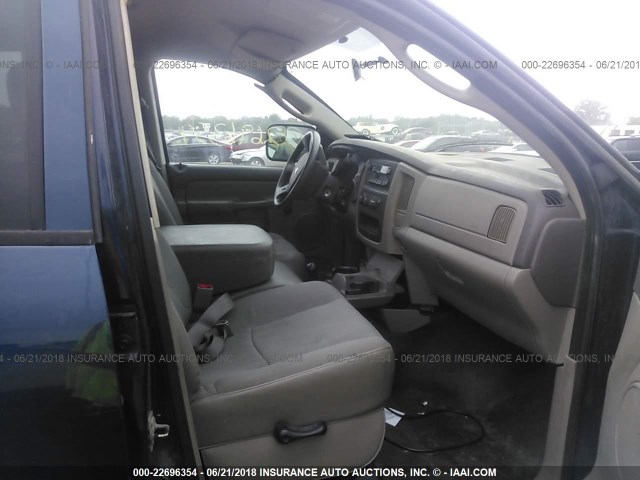 3D7KS28D95G734098 - 2005 DODGE RAM 2500 ST/SLT 蓝色 照片 5