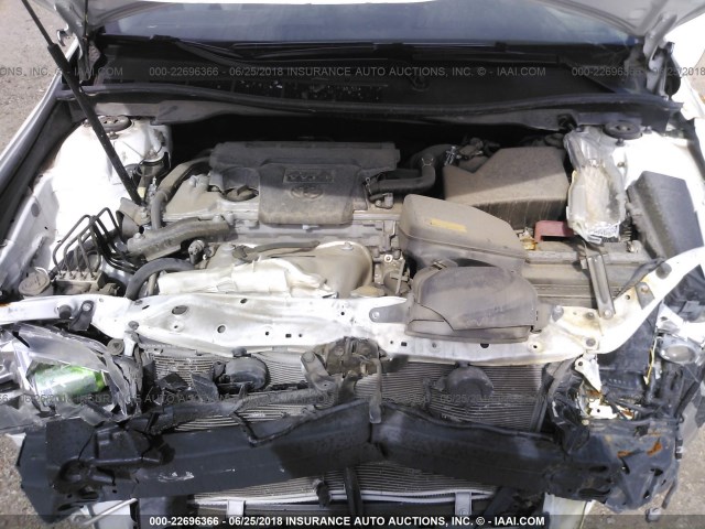 4T4BF1FK7FR486752 - 2015 TOYOTA CAMRY LE/XLE/SE/XSE WHITE photo 10
