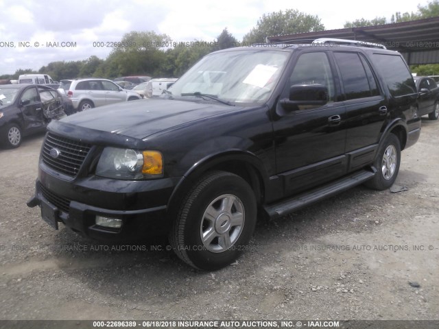 1FMFU19556LA70244 - 2006 FORD EXPEDITION LIMITED BLACK photo 2