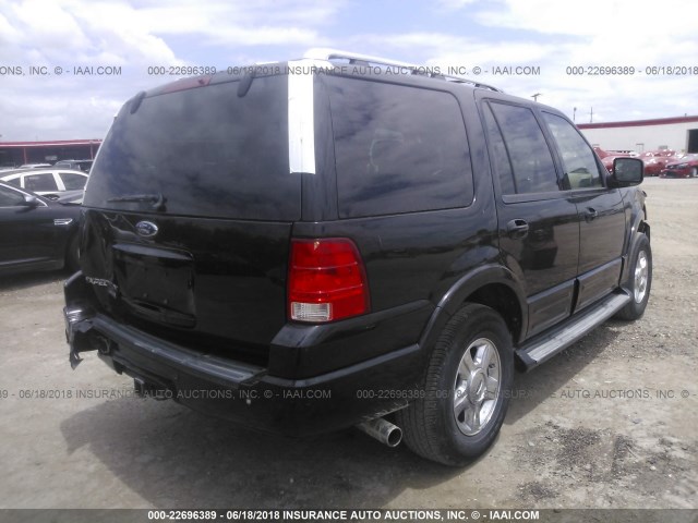 1FMFU19556LA70244 - 2006 FORD EXPEDITION LIMITED BLACK photo 4