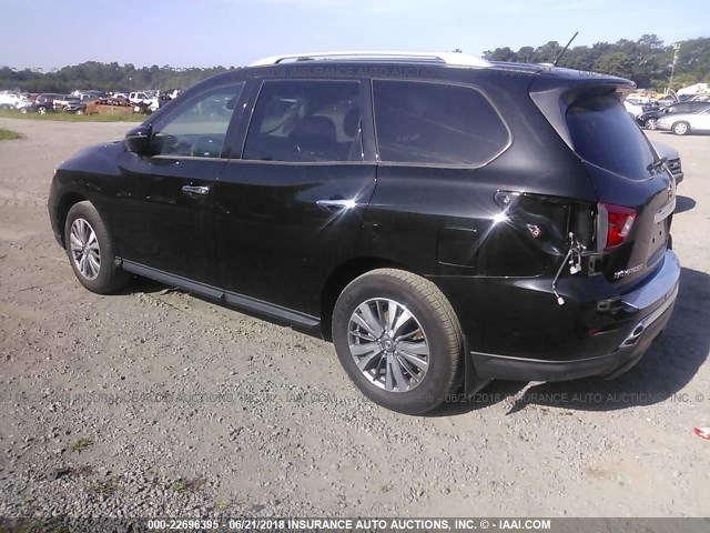 5N1DR2MN9HC639069 - 2017 NISSAN PATHFINDER S/SV/SL/PLATINUM 黑色 照片 3