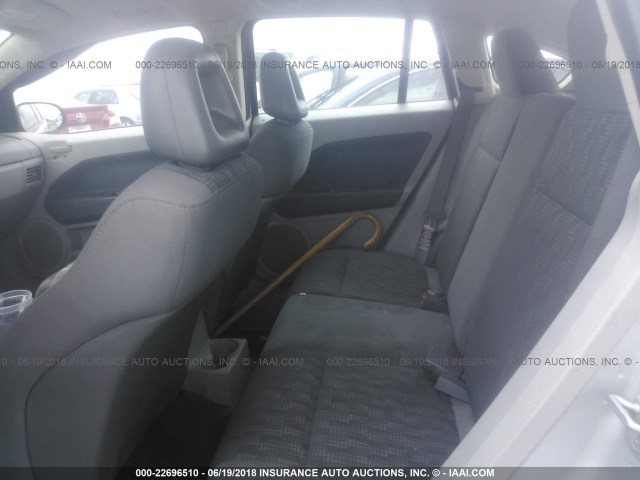 1B3HB48B67D301547 - 2007 DODGE CALIBER SXT SILVER photo 8