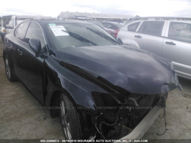 JTHBK262385075618 - 2008 LEXUS IS 250 BLACK photo 1