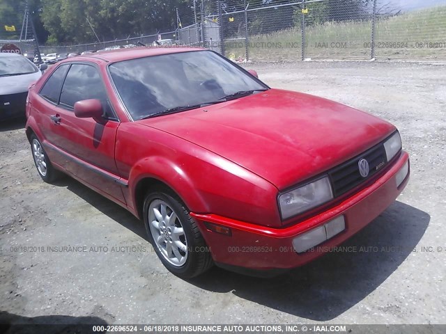 WVWEE4506NK012625 - 1992 VOLKSWAGEN CORRADO SLC RED photo 1