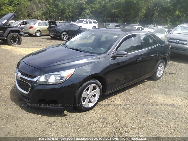 1G11B5SL2FF244007 - 2015 CHEVROLET MALIBU LS BLACK photo 2