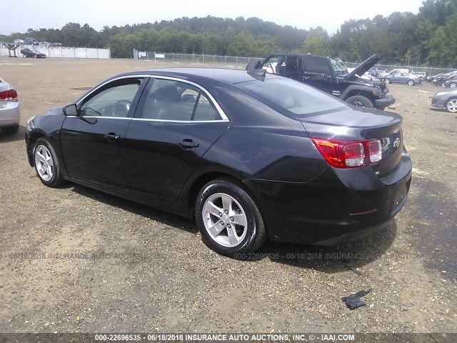 1G11B5SL2FF244007 - 2015 CHEVROLET MALIBU LS BLACK photo 3