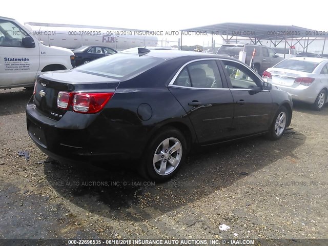 1G11B5SL2FF244007 - 2015 CHEVROLET MALIBU LS BLACK photo 4