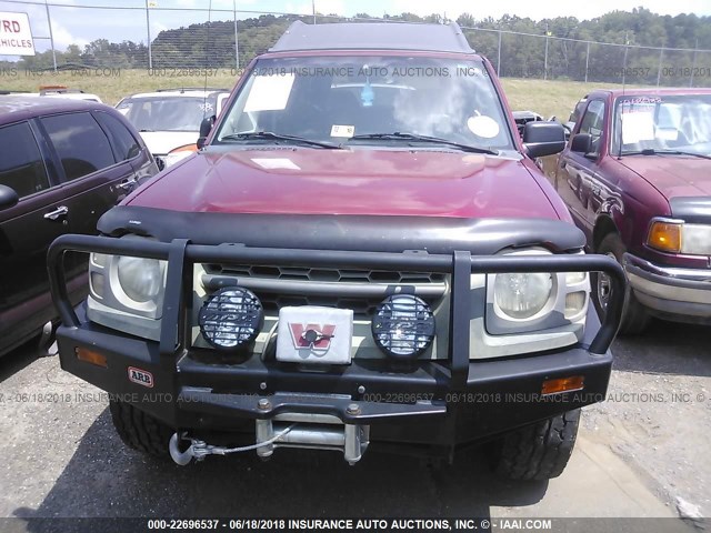 5N1MD28Y62C546634 - 2002 NISSAN XTERRA SE/SC BURGUNDY photo 6