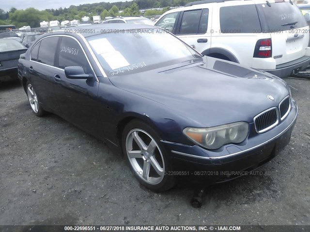 WBAGN63584DS54934 - 2004 BMW 745 LI Navy photo 1