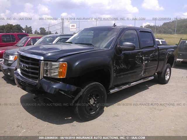 1GTHK63649F186555 - 2009 GMC SIERRA K2500 SLT GRAY photo 2