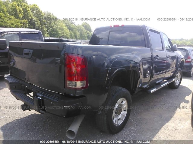 1GTHK63649F186555 - 2009 GMC SIERRA K2500 SLT GRAY photo 4