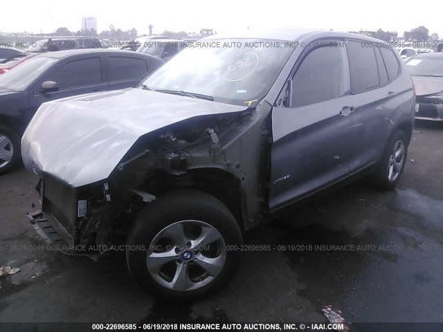 5UXWX5C58BL704506 - 2011 BMW X3 XDRIVE28I GRAY photo 2