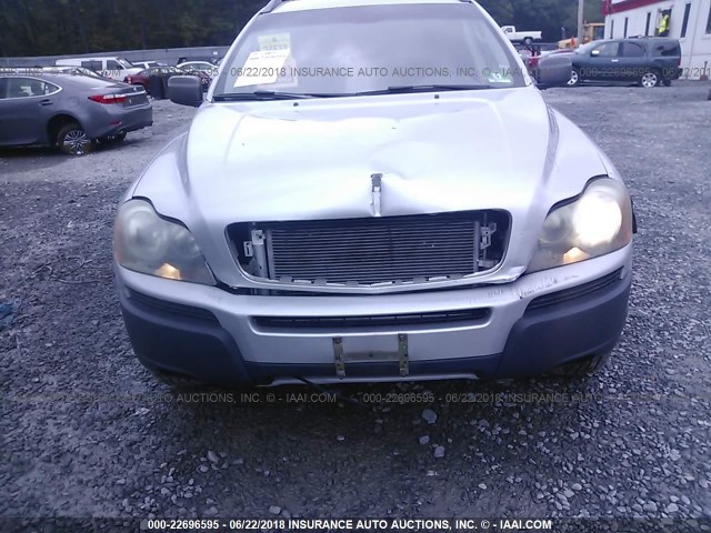 YV1CY592351217075 - 2005 VOLVO XC90 SILVER photo 6