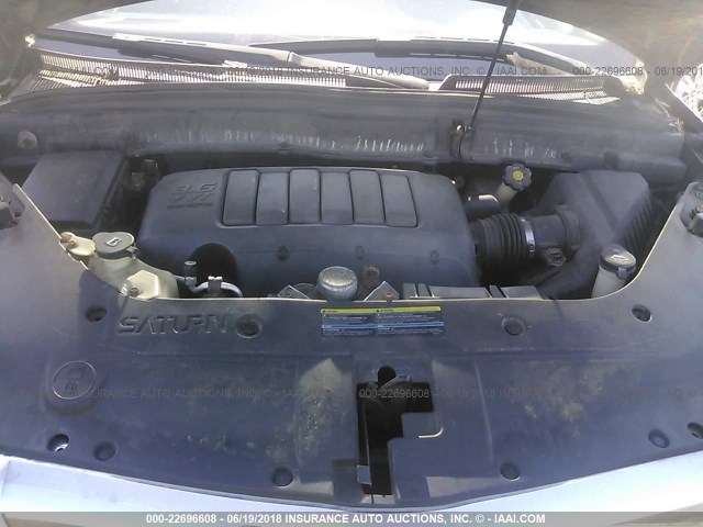 5GZEV23D19J100938 - 2009 SATURN OUTLOOK XR ბურგუნდია ფოტო 10