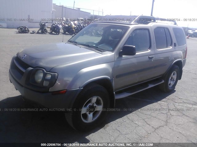 5N1ED28YX4C668937 - 2004 NISSAN XTERRA XE/SE GRAY photo 2