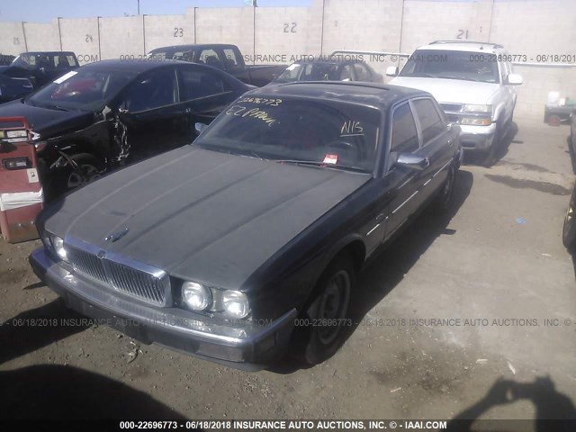 SAJHY1549KC579408 - 1989 JAGUAR XJ6 BLACK photo 2