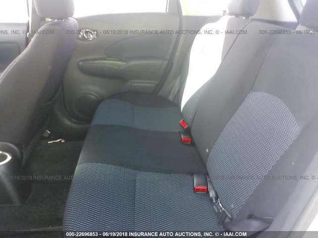 3N1CE2CP4EL412518 - 2014 NISSAN VERSA NOTE S/S PLUS/SV/SL SILVER photo 8