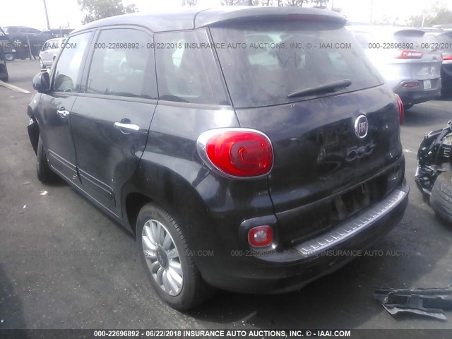 ZFBCFABH4EZ011724 - 2014 FIAT 500L EASY BLACK photo 3