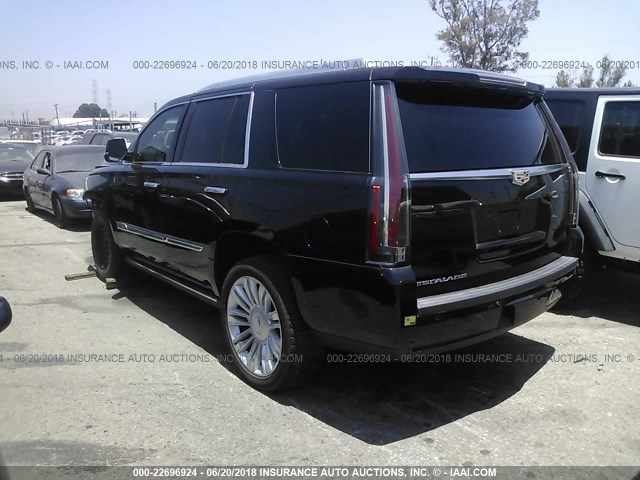 1GYS4DKJ4GR188810 - 2016 CADILLAC ESCALADE PLATINUM BLACK photo 3