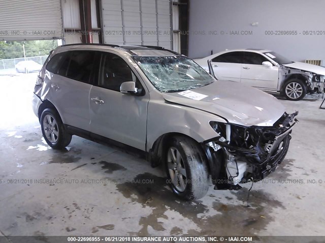 5NMSH13E58H218848 - 2008 HYUNDAI SANTA FE SE/LIMITED SILVER photo 1