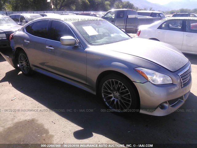 JN1AY1AR2BM570239 - 2011 INFINITI M56 X GRAY photo 1