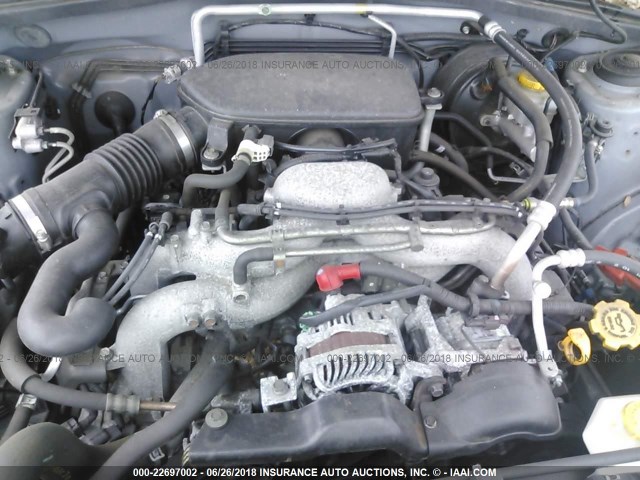 JF1SG67657H723572 - 2007 SUBARU FORESTER 2.5X LL BEAN GREEN photo 10