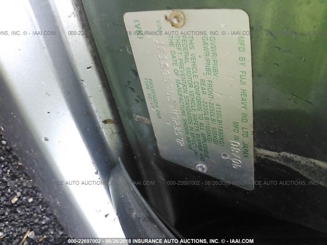 JF1SG67657H723572 - 2007 SUBARU FORESTER 2.5X LL BEAN GREEN photo 9