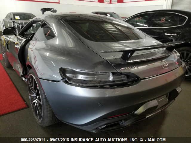 WDDYJAJA3GA000730 - 2016 MERCEDES-BENZ AMG GT S GRAY photo 3