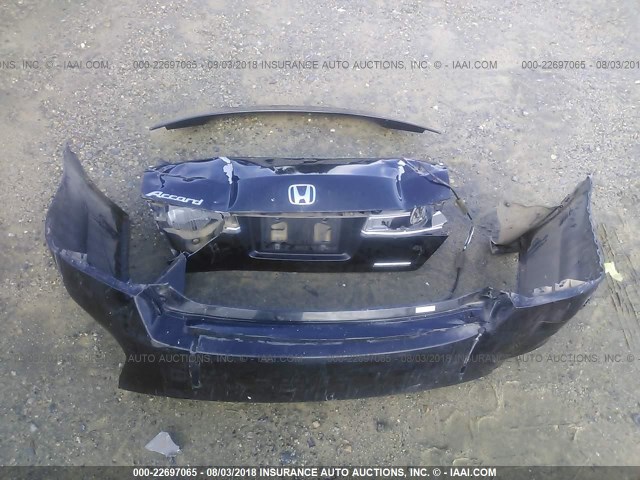 1HGCP2F62CA041598 - 2012 HONDA ACCORD SE BLACK photo 6