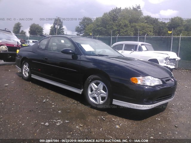2G1WX15K829198950 - 2002 CHEVROLET MONTE CARLO SS შავი ფოტო 1