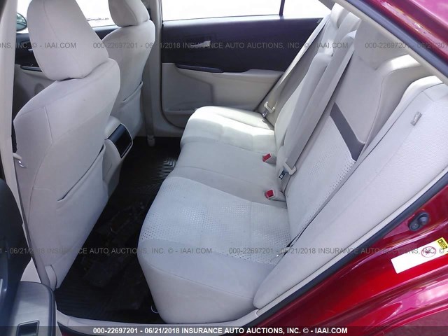 4T1BF1FKXDU692753 - 2013 TOYOTA CAMRY L/SE/LE/XLE 红色 照片 8