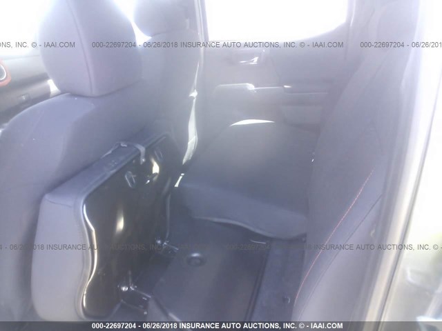 3TMAZ5CNXGM024179 - 2016 TOYOTA TACOMA DBL CAB/SR5/TRD SPORT/OR GRAY photo 8