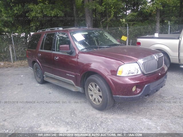 5LMFU28R33LJ50662 - 2003 LINCOLN NAVIGATOR BURGUNDY photo 1