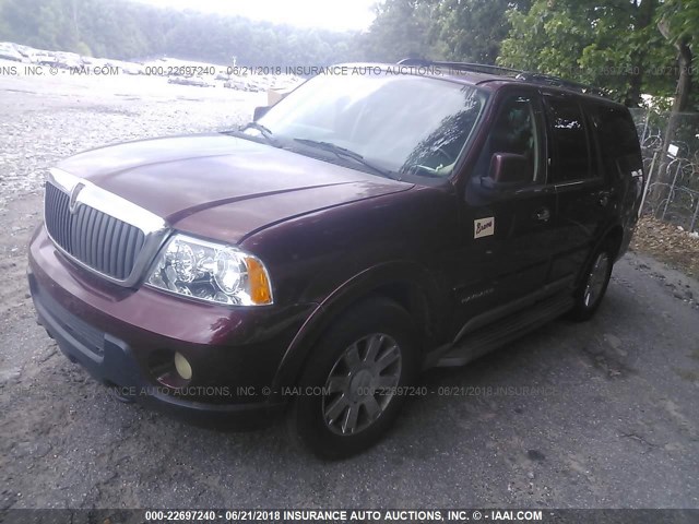 5LMFU28R33LJ50662 - 2003 LINCOLN NAVIGATOR BURGUNDY photo 2