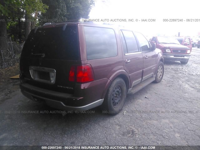 5LMFU28R33LJ50662 - 2003 LINCOLN NAVIGATOR BURGUNDY photo 4