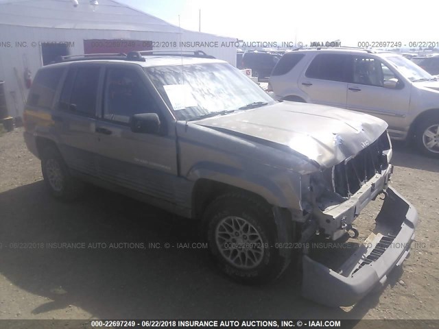 1J4GZ58Y0WC227850 - 1998 JEEP GRAND CHEROKEE LAREDO/TSI GREEN photo 1