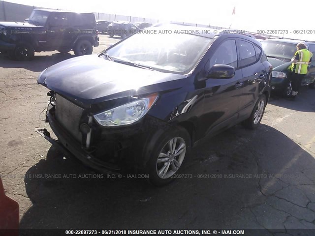 KM8JU3ACXBU257693 - 2011 HYUNDAI TUCSON GLS/LIMITED 黑色 照片 2