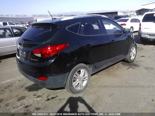 KM8JU3ACXBU257693 - 2011 HYUNDAI TUCSON GLS/LIMITED 黑色 照片 4