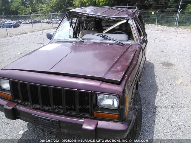 1J4FT58S41L562031 - 2001 JEEP CHEROKEE CLASSIC/LIMITED MAROON photo 6