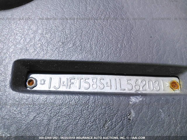 1J4FT58S41L562031 - 2001 JEEP CHEROKEE CLASSIC/LIMITED MAROON photo 9