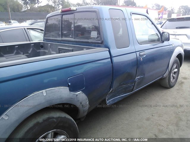 1N6DD26S62C316012 - 2002 NISSAN FRONTIER KING CAB XE BLUE photo 6
