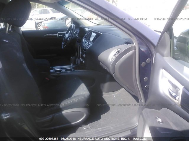 5N1AR2MN9DC668715 - 2013 NISSAN PATHFINDER S/SV/SL/PLATINUM 蓝色 照片 5