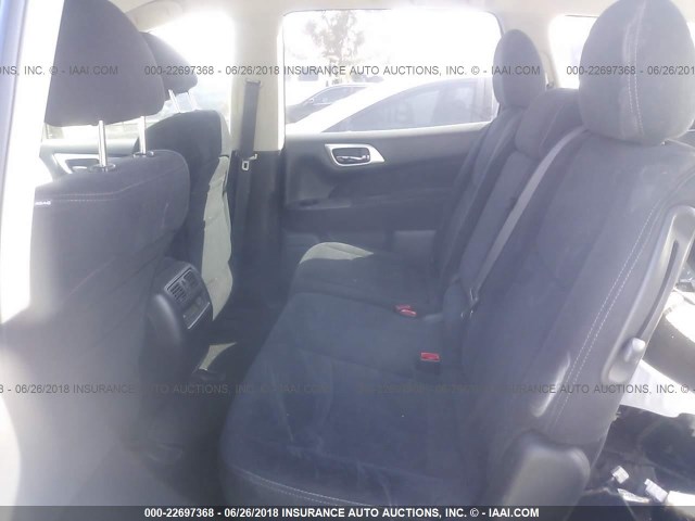 5N1AR2MN9DC668715 - 2013 NISSAN PATHFINDER S/SV/SL/PLATINUM 蓝色 照片 8