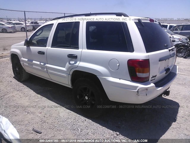 1J4GW48N04C199036 - 2004 JEEP GRAND CHEROKEE LAREDO/COLUMBIA/FREEDOM 白色 照片 3
