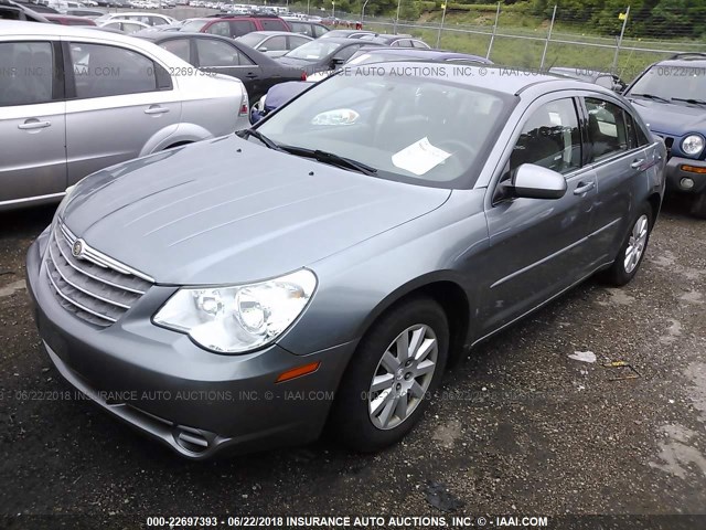 1C3LC46K87N554747 - 2007 CHRYSLER SEBRING GRAY photo 2